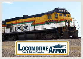 Blindage de locomotives et de trains